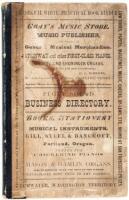 [Puget Sound Business Directory, and Guide to Washington Territory, 1872, comprising a correct history of Washington Territory, and a condensed but comprehensive account of her agricultural, commercial and manufacturing interests, climatology, mineralogy,