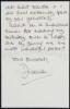 Autograph Letter, signed, on Kensington Palace stationery