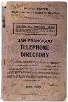 San Francisco Telephone Directory... May 1905