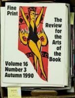 fine print A Review for the Arts of the Book