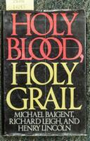Holy Blood, Holy Grail