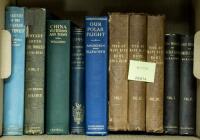 Shelf of books on Travel