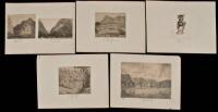 Six original paintings