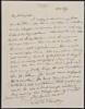 Autograph letter signed by William McKinley, to his wife Ida