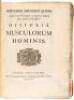 Historia Musculorum Hominis. - 2