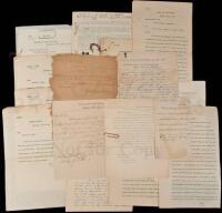 Archive of approximately 70 letters, documents, reports, telegrams, etc., pertaining to the lead-up to the Spanish-American War and its execution