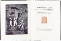 William Blake's Relief Inventions