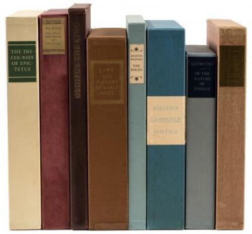 Eight volumes of classics published by the Limited Editions Club