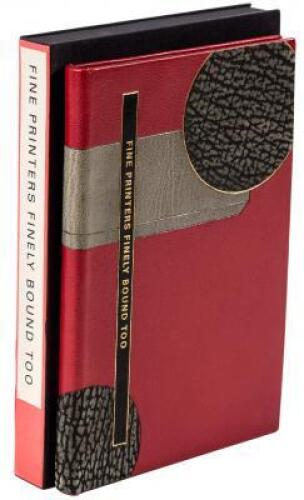 Fine Printers Finely Bound Too: The 86th Anniversary Exhibition of the Guild of Book Workers, 1992 - in a unique binding by Peter Verheyen