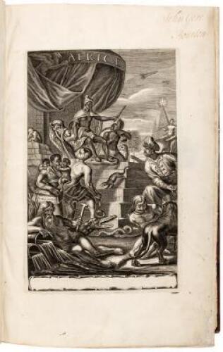 Africa; Being, An Accurate Description of the Regions of Egypt, Barbary, Lybia, and Billedulgerid, the Land of Negroes, Guinee, Aethiopia, and the Abysinnes, with All the Adjacent Islands, either in the Mediterranean, Atlantick, Southern, or Oriental Sea,