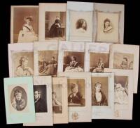 34 original mounted photographs from the 1870s