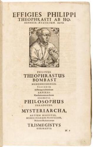 Chirurgische B&uuml;cher und Schrifften dess Edelen Hochgelehrten unnd Bewehrten Philosophi und Medici, Philippi Theophrasti Bombast von Hohenheim Paracelsi Genandt