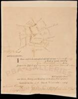 Survey of land in South Carolina for James Cantey, 1784