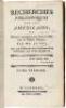 Recherches philosophiques sur les Américains, ou Mémoires intéressants pour servir à l'histoire de l'espèce humaine. Nouvelle édition, augmentée d'une dissertation critique par Dom Pernety, & de la défense de l'auteur des Recherches contre cette dissertat - 2