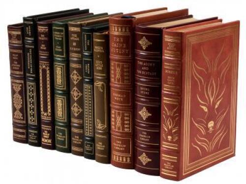 Ten volumes published by the Franklin Library, each signed by the author