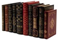 Ten volumes published by the Franklin Library and the Easton Press