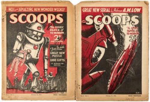 Scoops: The Story Paper of To-morrow - 2 issues