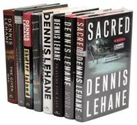 Eight novels by Dennis Lehane, most signed