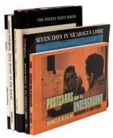 Five volumes signed by Lawrence Ferlinghetti, editor and co-founder of City Lights bookstore