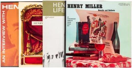 Eight phonograph records featuring Henry Miller reading from his works, conversations with him, etc.