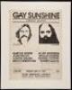 Gay Sunshine, A Benefit Reading - 2