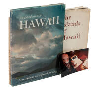 Two volumes of Ansel Adams photography of Hawaii