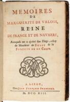 Memoires de Marguerite de Valois Reine de France et de Navarre