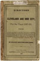 A Directory of the Cities of Cleveland & Ohio, for the Years 1837-38