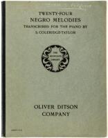 Twenty-Four Negro Melodies, Transcribed for the Piano by S. Coleridge-Taylor