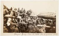 Rare original snapshot photograph, captioned "Negro Jazz Band, USS Antigone 1919"