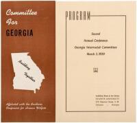 Two items published by early Georgia civil rights organizations