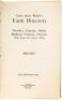 Gem State Rural's Farm Directory. Owyhee County, Idaho [&] Malheur County, Oregon. With State and County Maps. 1918-1919 - 2