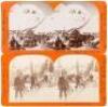 Two stereoviews of the Alaska Gold Rush