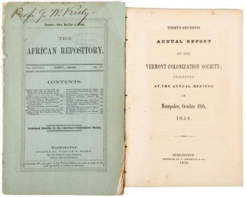 Two Colonization Society Reports