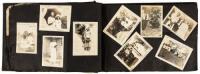 Photograph album containing 119 family photographs of a young Black woman in Alabama