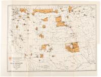 Map Showing Indian Reservations in the United States West of the 84th Meridian and Number of Indians belonging thereto.