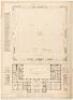 "Lehigh Airports Competition" - two original architectural drawings submitted for the 1929 competition to design the Lehigh Valley International Airport - 2