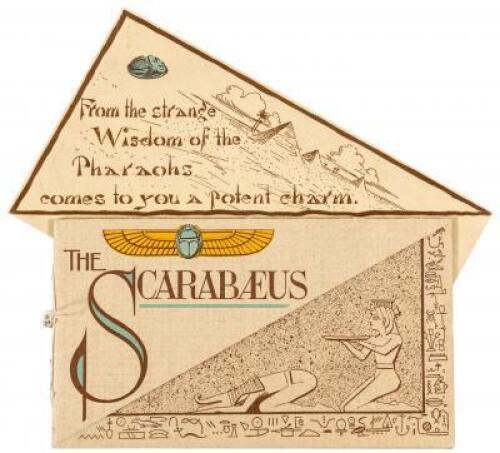 The Story of the Scarab, Sacred Emblem of Ancient Egypt. From the Turqoise Shop, 1 W. 42nd St., New York City