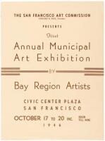 First Annual Municipal Art Exhibition by Bay Region Artists - original program