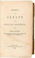 Journal of the Senate of the State of California; At Their First Session, Begun and Held at Puebla de San Jose [bound with] Journal of the House Assembly of the State of California...