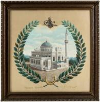 Mosqu&eacute;e Hamidi&eacute; - original painting on silk
