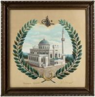 Mosquée Hamidié - original painting on silk