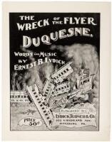 The Wreck of the Flyer, Duquesne. Words and Music by Ernest B. Lydick - sheet music