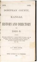 Doniphan County, Kansas, History and Directory for 1868-9