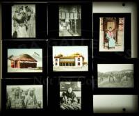 Collection of 40 glass lantern slides of Mongolia