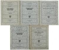 State of Montana, Bureau of Mines and Geology Memoirs - five volumes