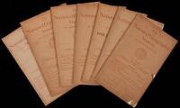 Seven issues of National Geographic Magazine from 1898