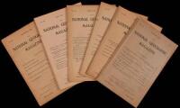 Seven issues of National Geographic Magazine from 1900