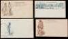 Slave Caricatures on four Civil War Patriotic Envelopes - 2