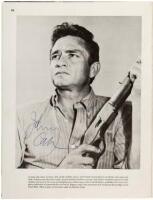 Johnny Cash Show Souvenir Picture and Song Book - Signed by Johnny Cash, June Carter and others
